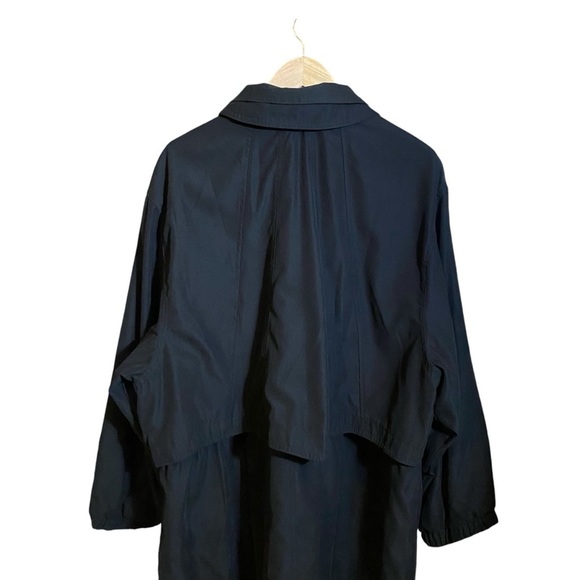 Carlo Briani Men's Jacket Raincoat Navy Blue Waterproof Size 3X - Picture 4 of 15